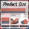 4th of July Patriotic Wired Ribbon – 2.5" x 10 Yards Red & Blue Burlap Ribbon, American Flag & Star Pattern for Crafts, Wreaths, Gift Wrapping, Memorial Day & Independence Day Decorations